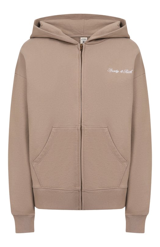 Хлопковая толстовка Sporty and Rich ST08868326BR08 Бежевый ST08868326BR08