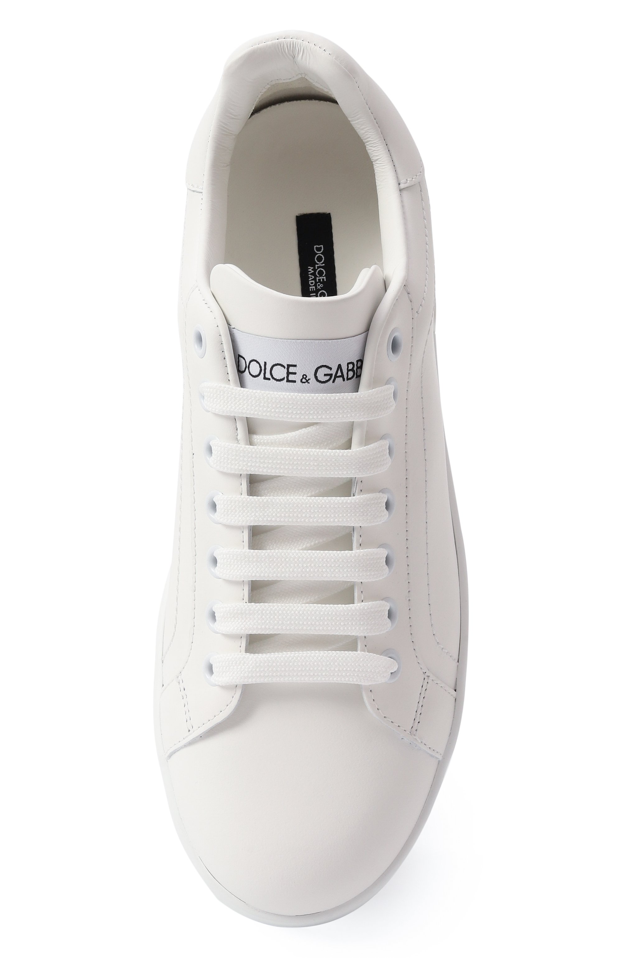 Кожаные кеды portofino DOLCE & GABBANA, арт. CK1544/A1065, фото 6