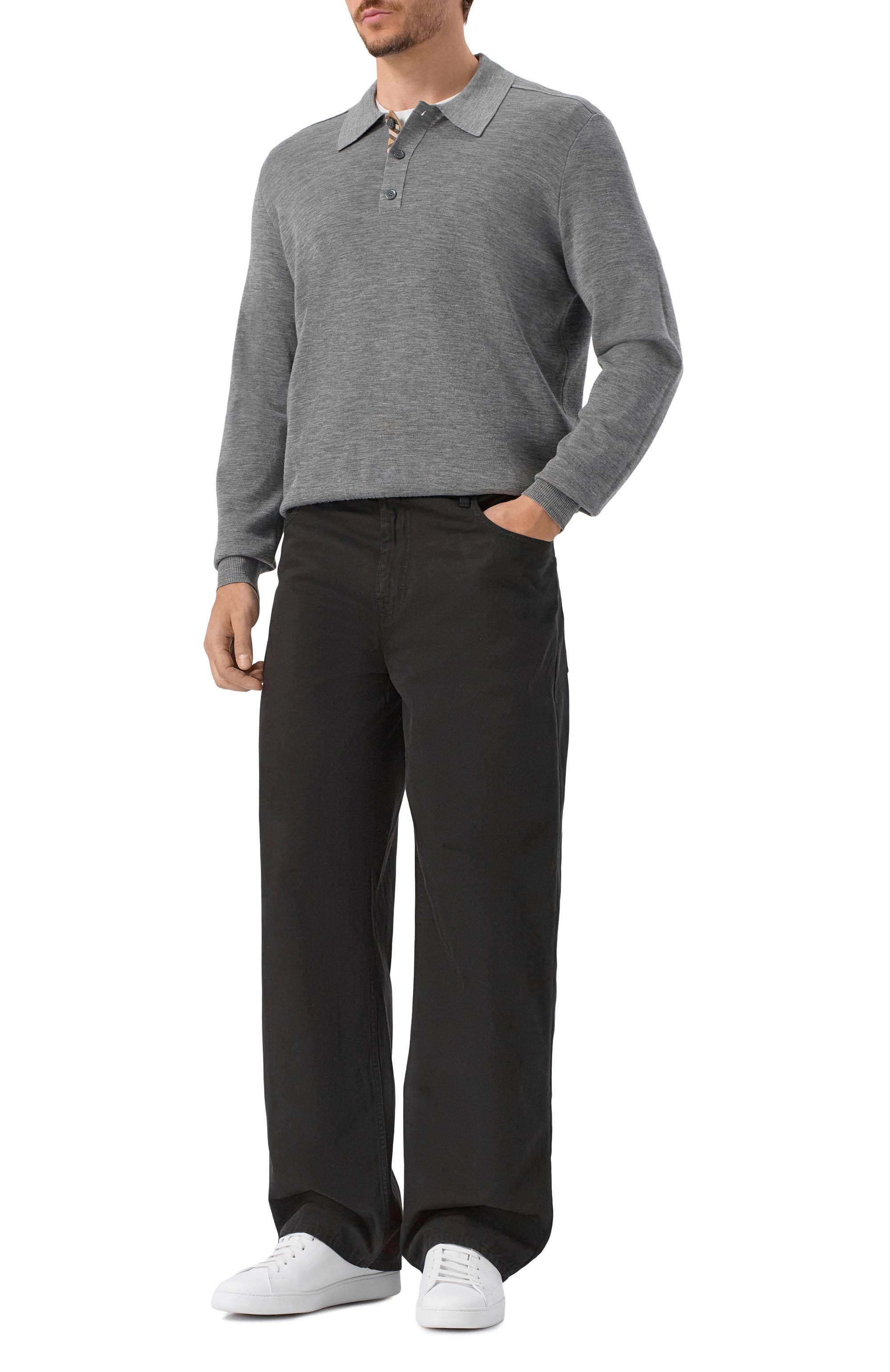 Шерстяное поло BURBERRY, арт. 8112144, фото 2