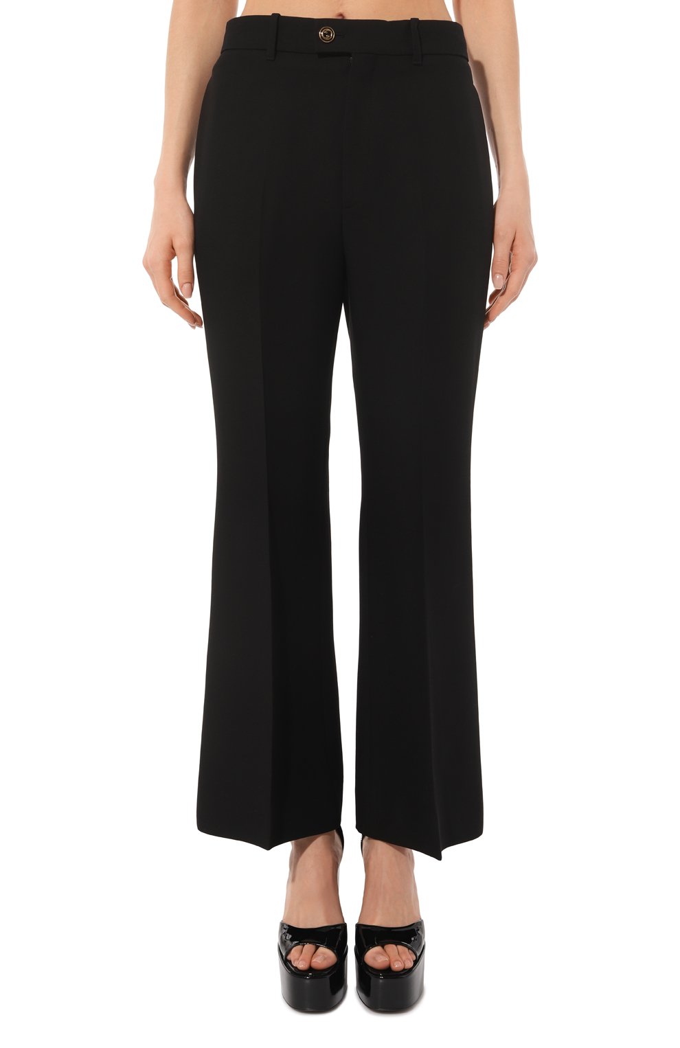 Брюки из шелка и шерсти GUCCI, арт. 632964 ZAD88, фото 3