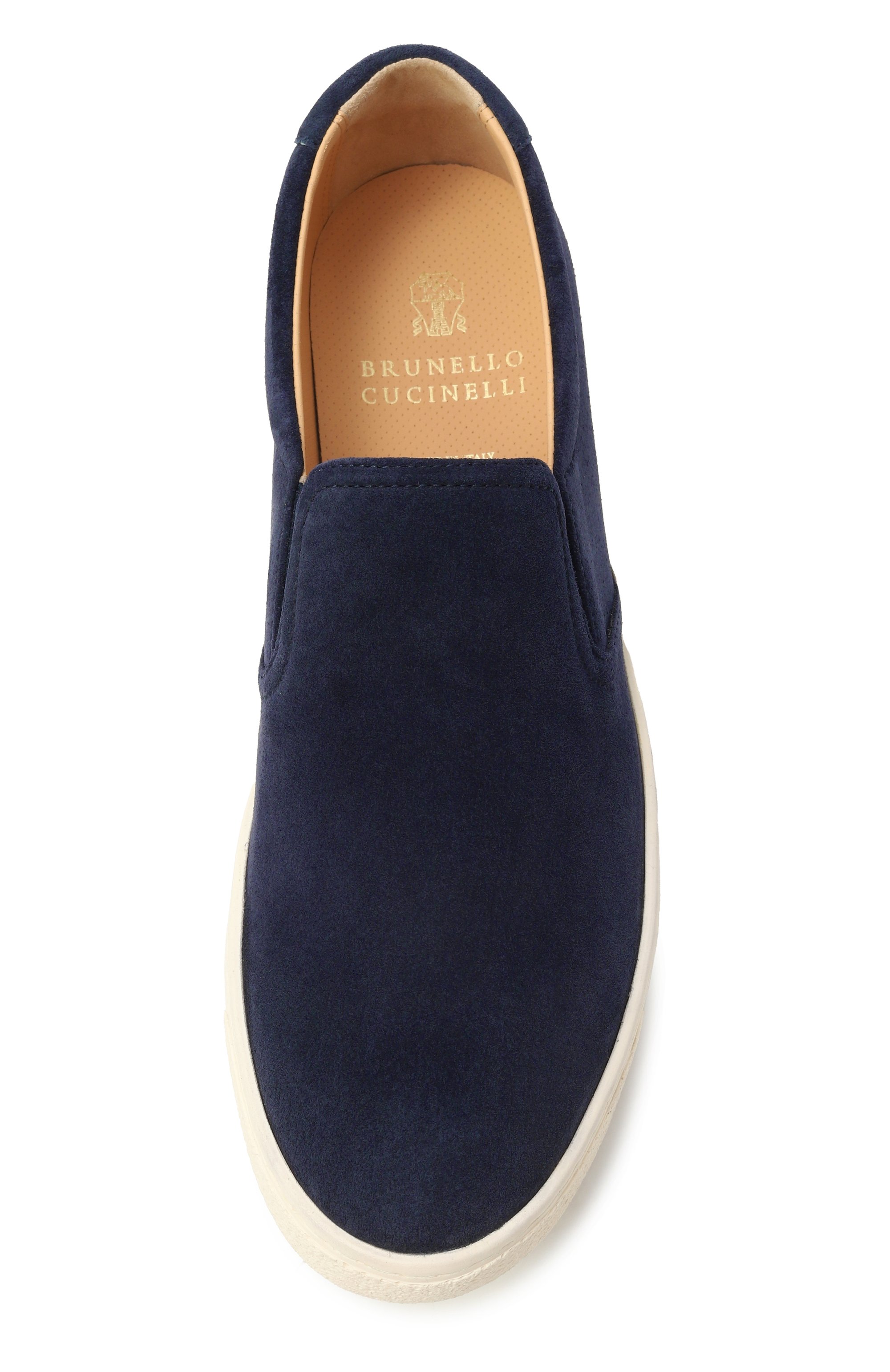 Замшевые слипоны BRUNELLO CUCINELLI, арт. MZUSILN332, фото 6