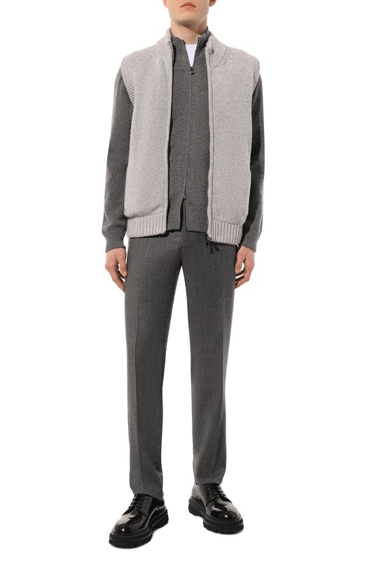 Жилет из шерсти и кашемира Corneliani 94M576-9425173 Серый  94M576-9425173 Фото 2