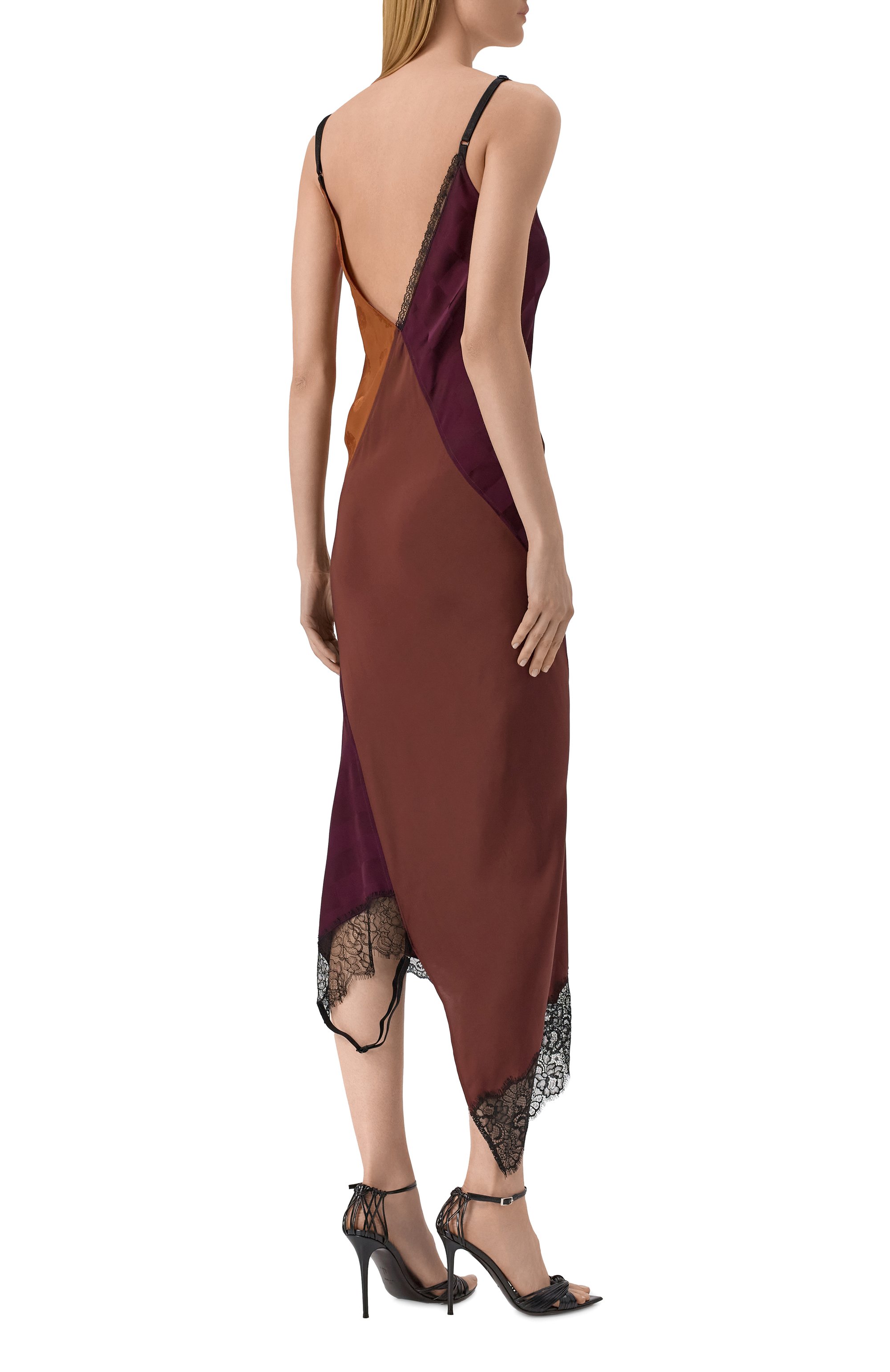 Платье из вискозы и шелка MOSCHINO, арт. A0403/5535, фото 4