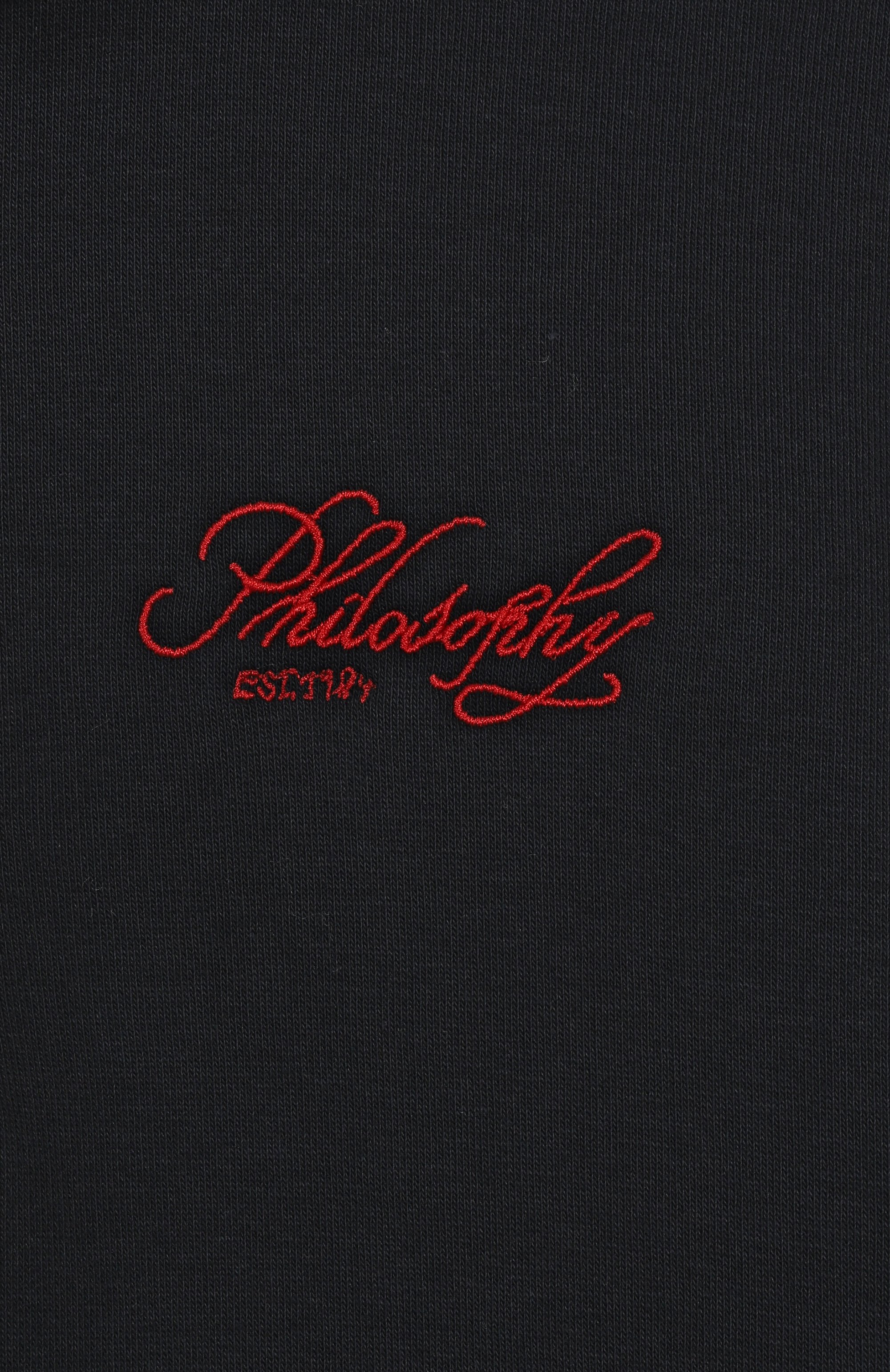 Хлопковое платье PHILOSOPHY DI LORENZO SERAFINI KIDS темно-синего цвета по цене 24900 руб., арт. I9F905/6036/12-14, фото 3 Хлопковое платье PHILOSOPHY DI LORENZO SERAFINI KIDS, арт. I9F905/6036/12-14, фото 3