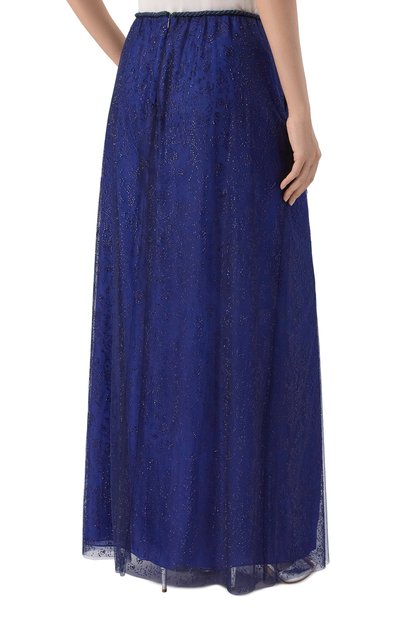 Юбка с отделкой стразами GIORGIO ARMANI синего цвета по цене 1145000 руб., арт. GW002484/AF26994, фото 4 Юбка с отделкой стразами GIORGIO ARMANI, арт. GW002484/AF26994, фото 4