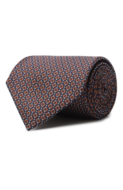 Шелковый галстук Brioni O62H00-PC414 Оранжевый O62H00-PC414