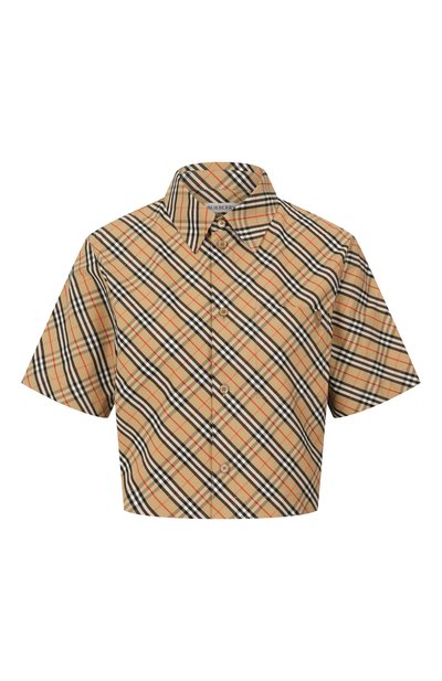 Женская хлопковая рубашка BURBERRY, арт. 8103544