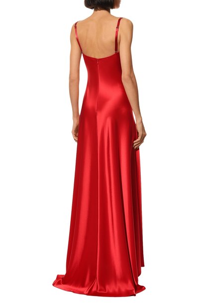 Шелковое платье YANA DRESS красного цвета по цене 270000 руб., арт. 1-23/3-651-3315/3, фото 4 Шелковое платье YANA DRESS, арт. 1-23/3-651-3315/3, фото 4