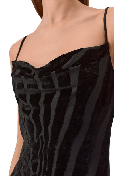 Платье из вискозы BALMAIN, арт. FF0RN300/JL11, фото 4