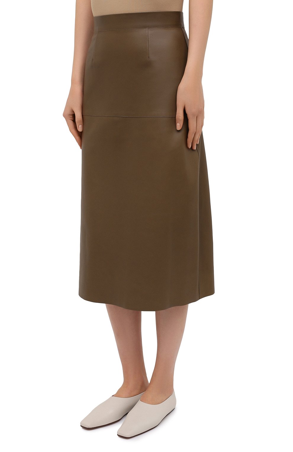 Кожаная юбка INES&MARECHAL, арт. DAISY CUIR AGNEAU SINTRA, фото 3