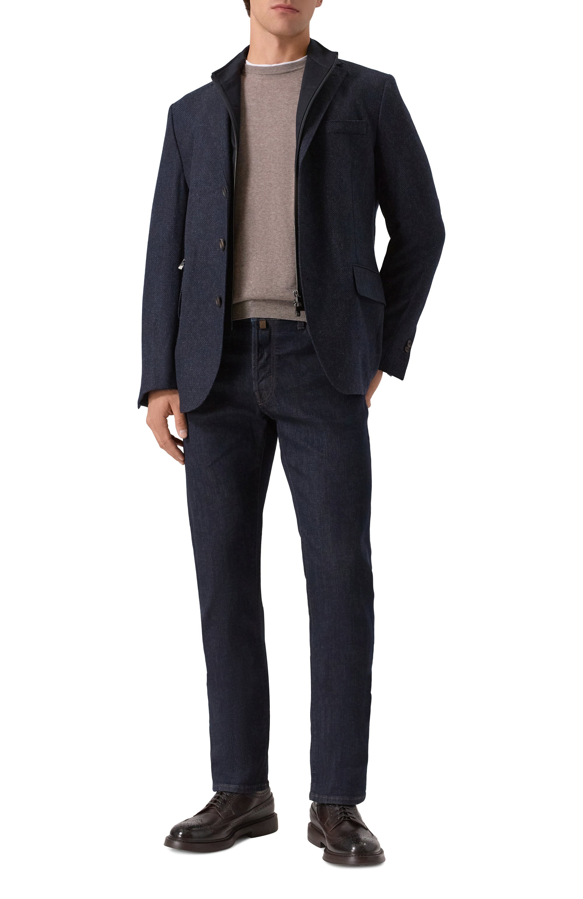 Пиджак из шерс�ти и кашемира CORNELIANI, арт. 266557-2618385, фото 3