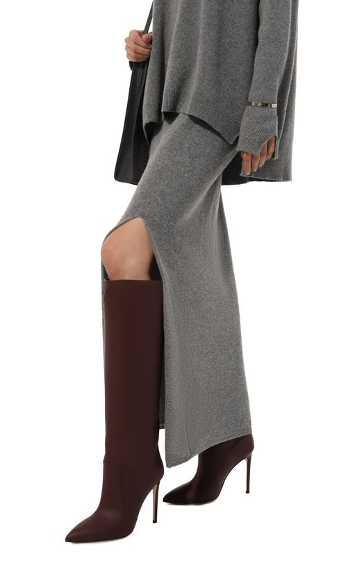 Кожаные сапоги Stiletto 105 Paris Texas PX501/XLTH3 Бордовый  PX501/XLTH3 Фото 3