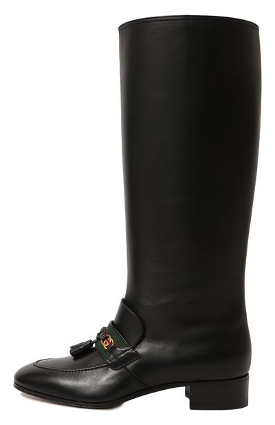 Кожаные сапоги GUCCI, арт. 659636 1W610, фото 4