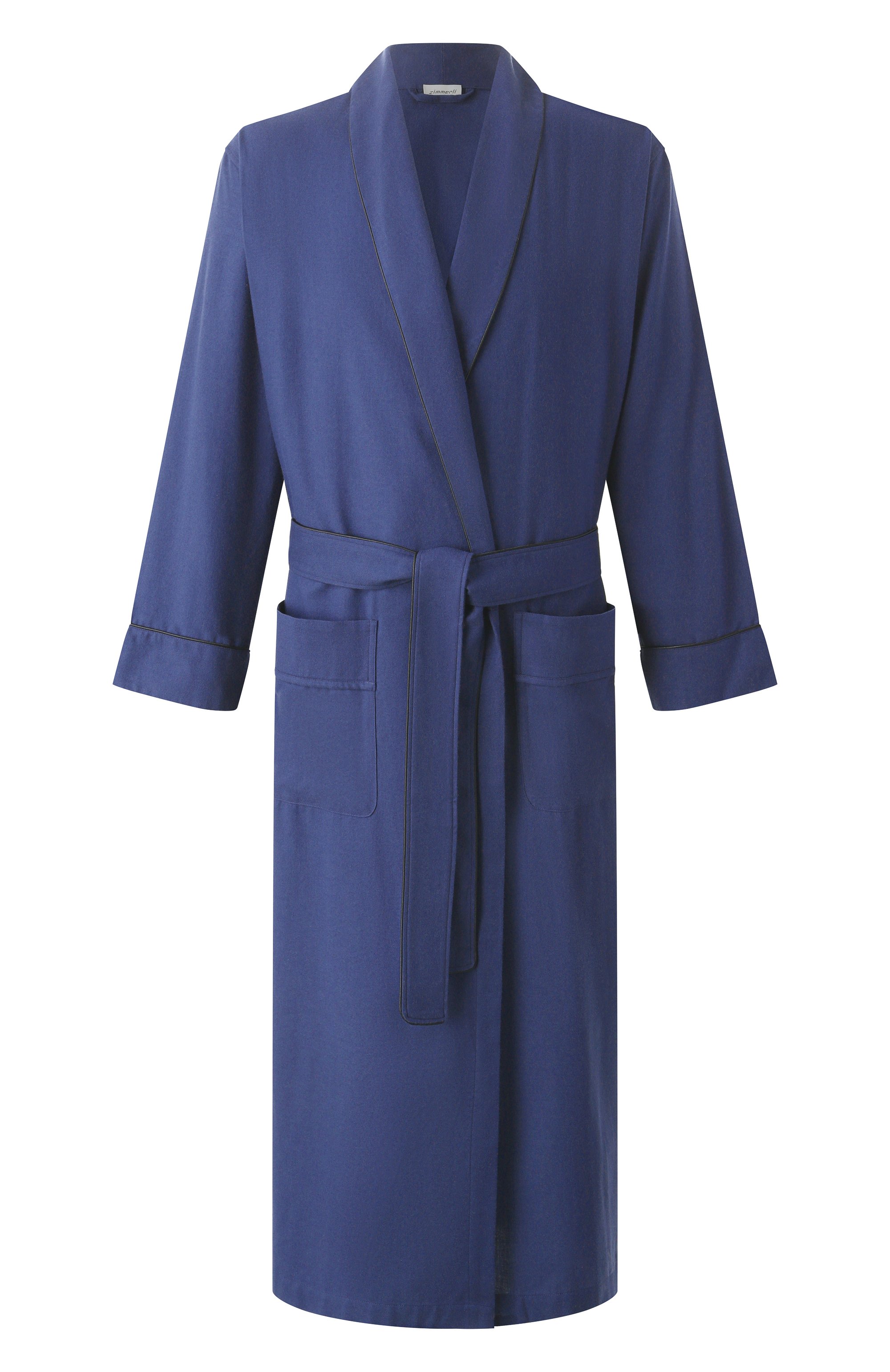 Халат из хлопка и шерсти ZIMMERLI, арт. 4600-75143, фото 1