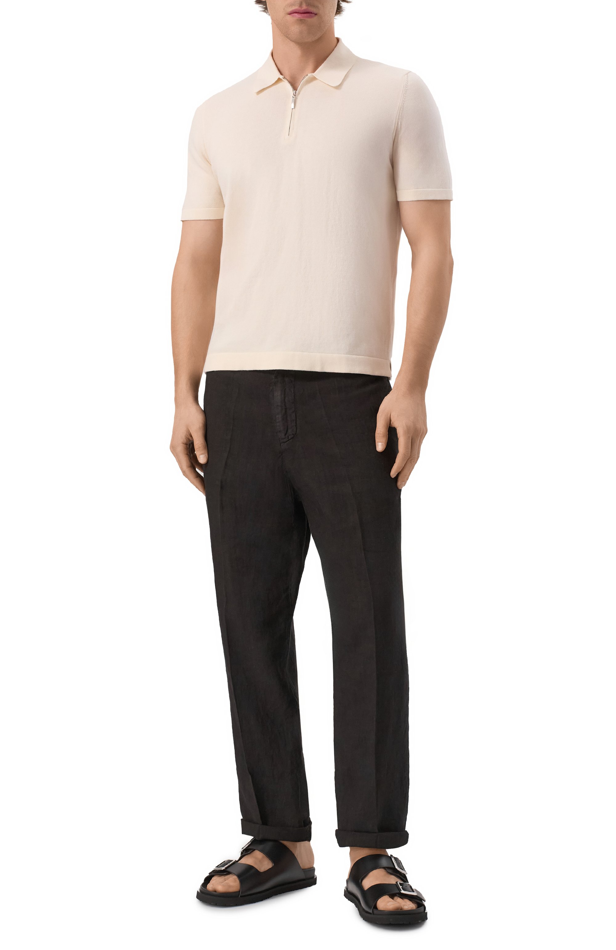 Кожаные шлепанцы W.GIBBS, арт. 5027002/ABRASIVAT0, фото 2