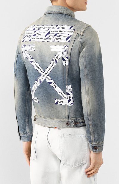 Джинсовая куртка OFF-WHITE, арт. 0MYE005S203860037388, фото 4