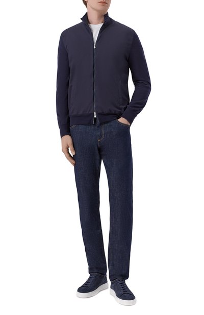 Мужской шерстяной кардиган GRAN SASSO, арт. 43165/14721