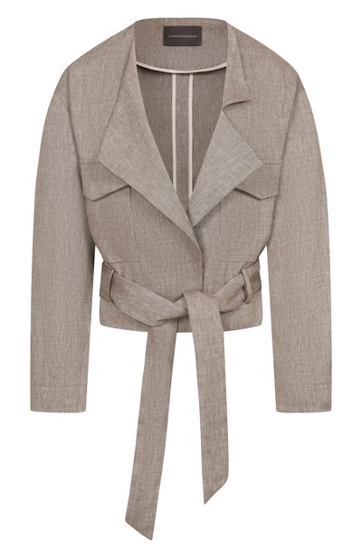 Женский жакет изо льна и вискозы LORENA ANTONIAZZI, арт. E2624GA47A/5154