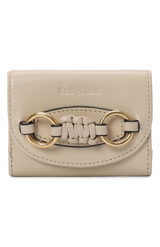 

Кожаное портмоне See by Chloé, Бежевый