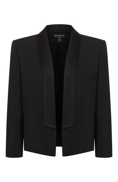 Женский шерстяной жакет BALMAIN, арт. HF1SC305/ME54