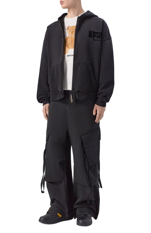 Кожаные кеды Out of Office Off-White 0MIA189S26LEA001 Чёрный  0MIA189S26LEA001 Фото 2