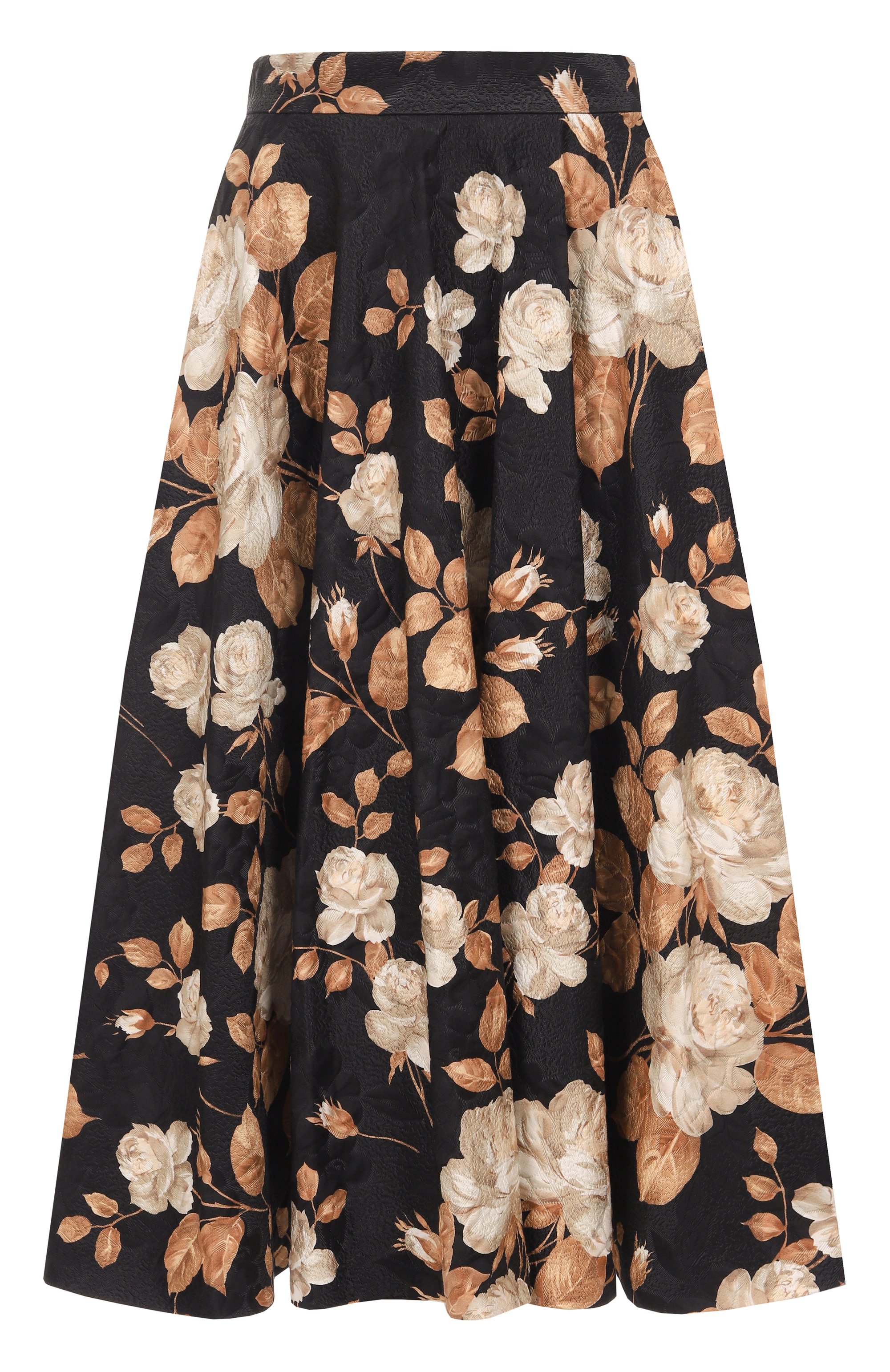 Юбка из хлопка и шелка DOLCE & GABBANA, арт. F4C6FT/FSTBR, фото 1