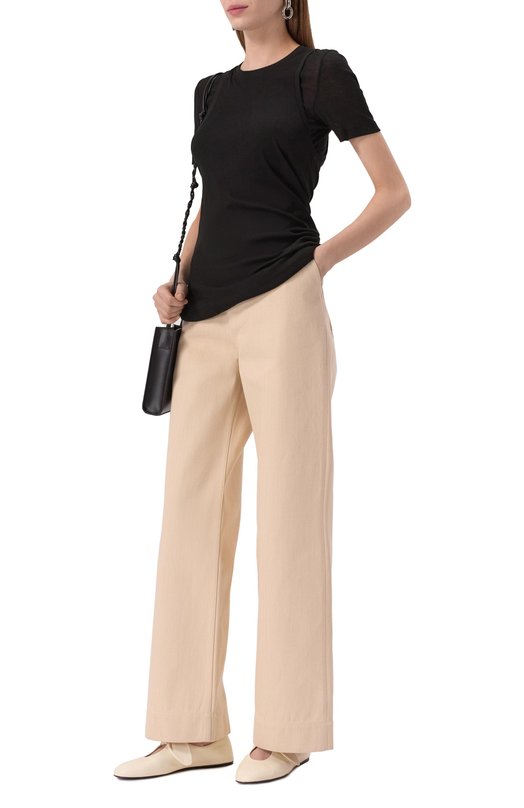 Кожаные балетки Co 0695NAP Кремовый  0695NAP Фото 3