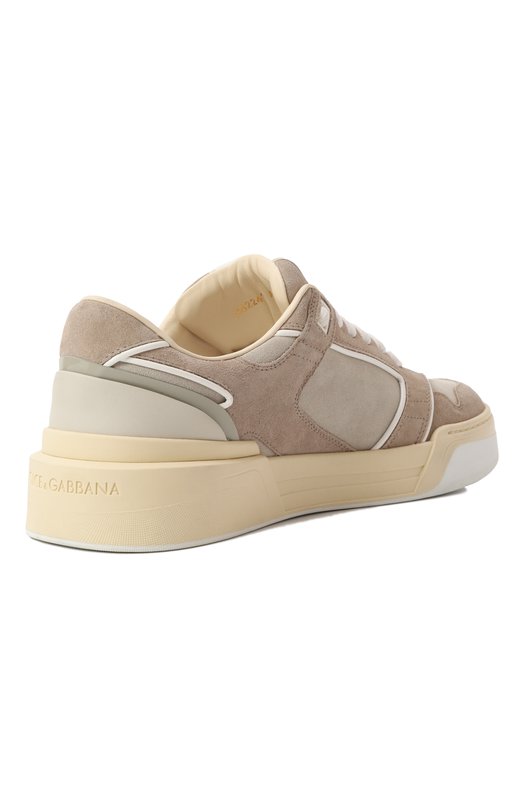 Замшевые кеды New Roma Dolce & Gabbana CS2241/AW322 Бежевый  CS2241/AW322 Фото 5