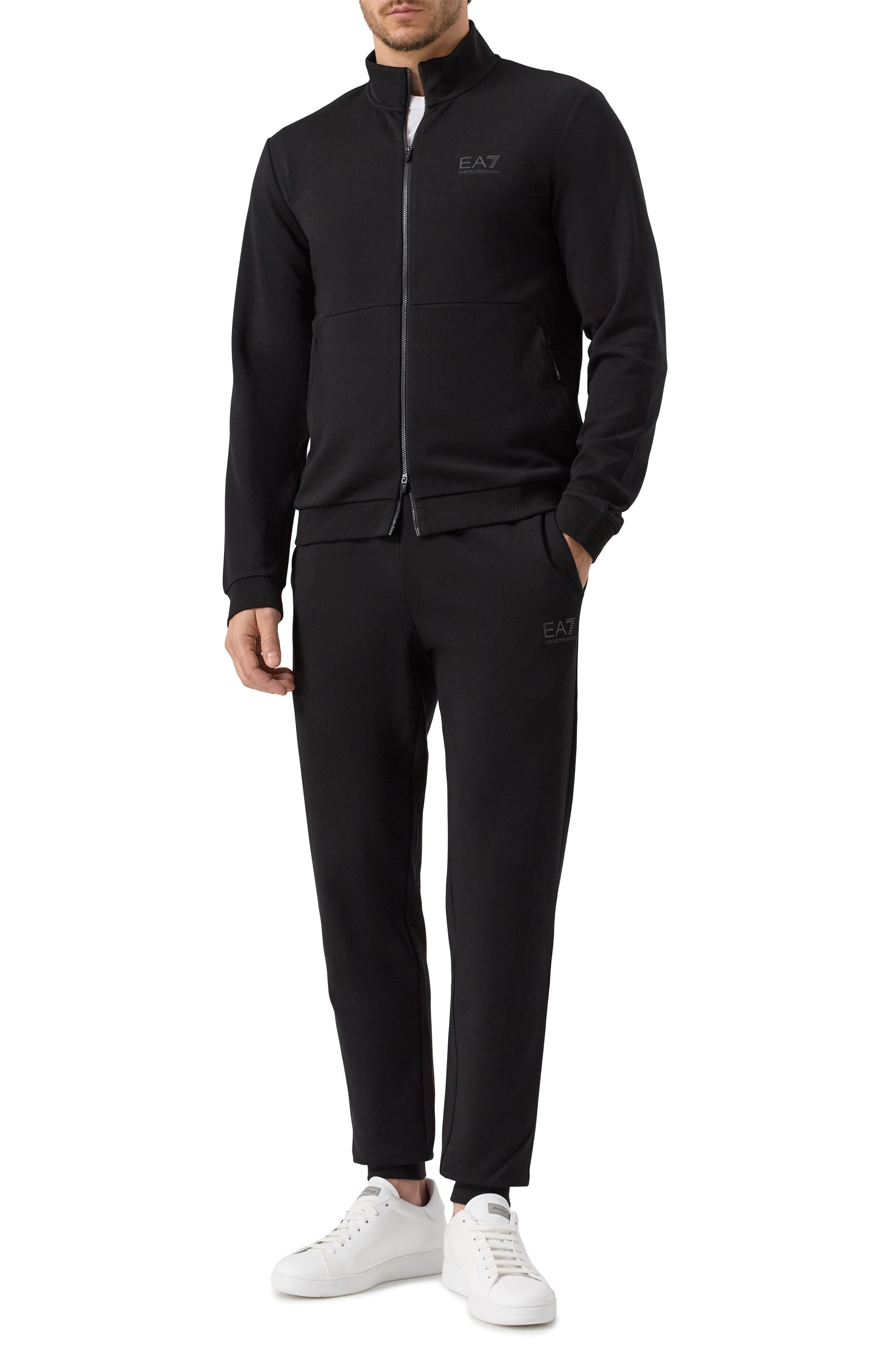 Спортивный костюм EA7 черного цвета по цене 23950 руб., арт. 7M000664/AF12501, фото 1 Спортивный костюм EA7, арт. 7M000664/AF12501, фото 1