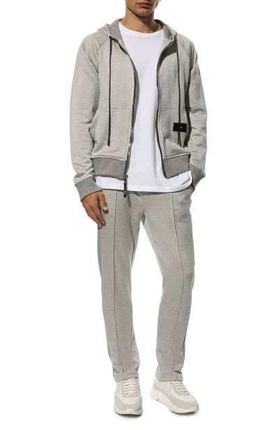 Хлопковая толстовка RTA, арт. MS22-A786-7288LTGRY, фото 2