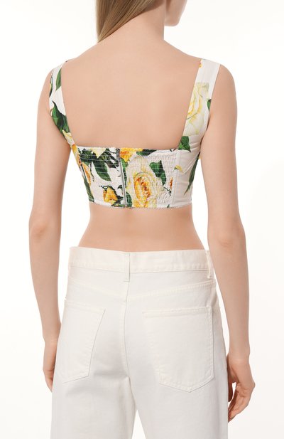 Хлопковый топ DOLCE & GABBANA, арт. F772JT/HS5N0, фото 4