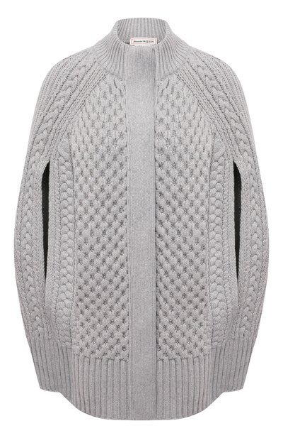 Пончо из шерсти и кашемира ALEXANDER MCQUEEN, арт. 650348/Q1ATE, фото 1