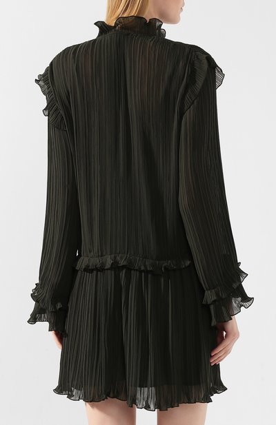 Платье KENZO хаки цвета по цене 45700 руб., арт. F962R01445AS, фото 4 Платье KENZO, арт. F962R01445AS, фото 4