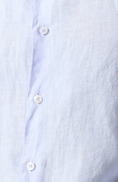 Льняная рубашка PAUL&SHARK светло-голубого цвета по цене 33350 руб., арт. 25413180CF, фото 5 Льняная рубашка PAUL&SHARK, арт. 25413180CF, фото 5