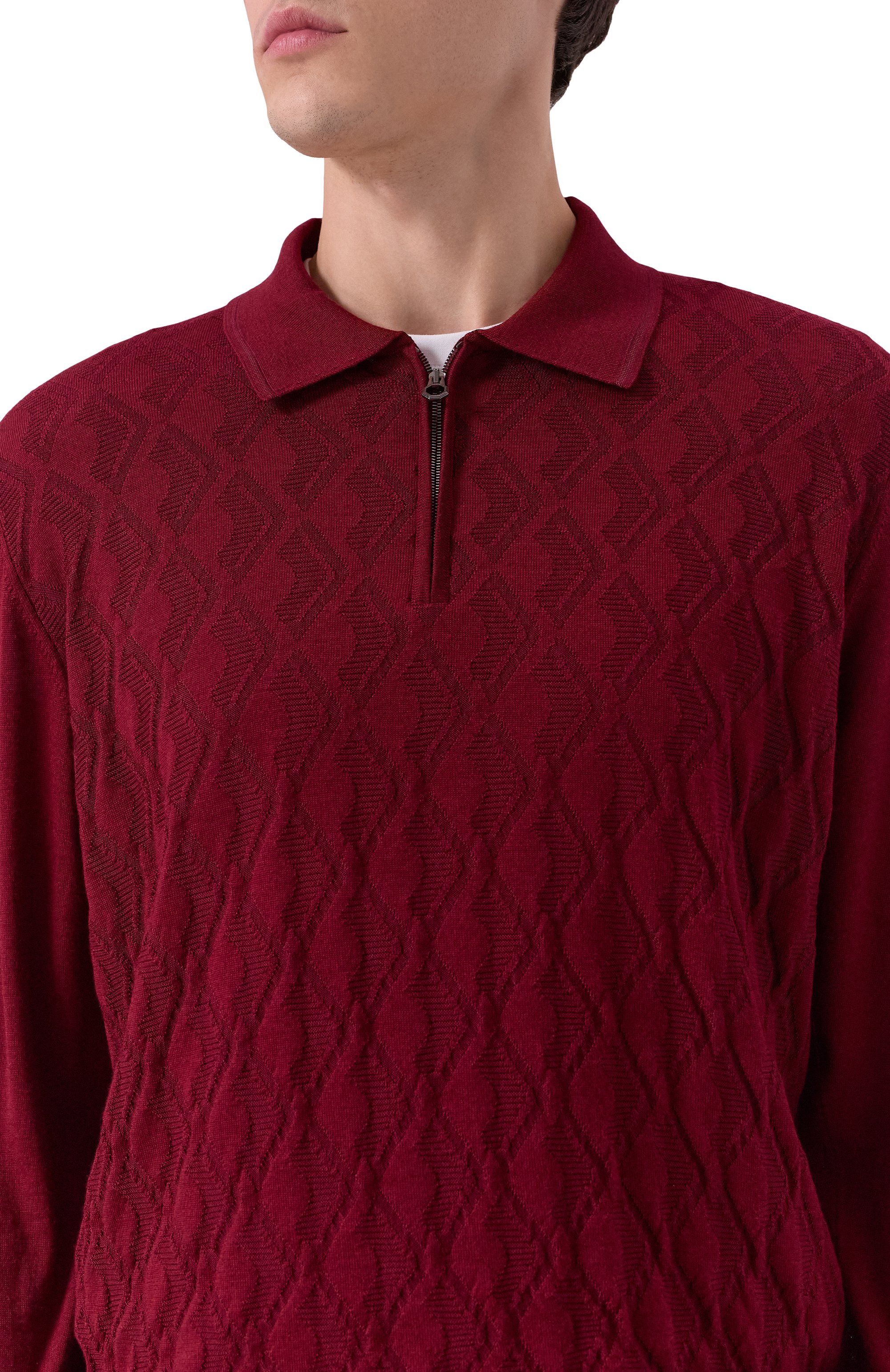 Поло из шерсти и шелка STEFANO RICCI, арт. KE08018P30/E25476, фото 5