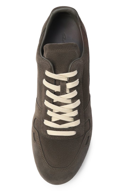 Замшевые кеды Minimal Rick Owens RR01F2889/LVSX Серый  RR01F2889/LVSX Фото 5