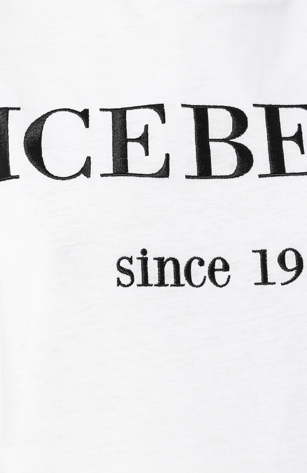Хлопковая футболка ICEBERG белого цвета по цене 9950 руб., арт. 19I I2P0/F09A/6331, фото 5 Хлопковая футболка ICEBERG, арт. 19I I2P0/F09A/6331, фото 5