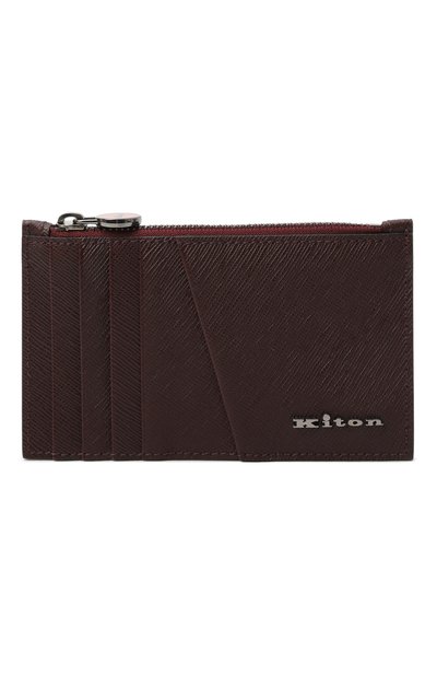 Мужской кожаный футляр для кредитных карт KITON, арт. UPEA009N0126905