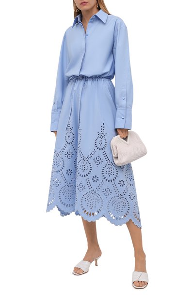 Хлопковое платье VALENTINO, арт. WB3VAW736H5, фото 2