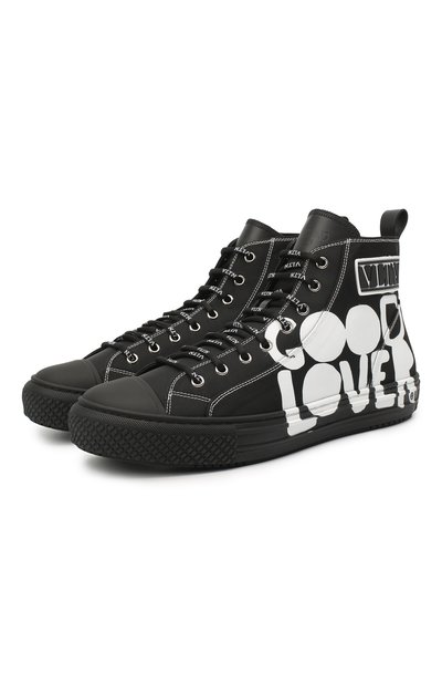 Текстильные кеды giggies VALENTINO, арт. UY0S0D51/SPU, фото 1