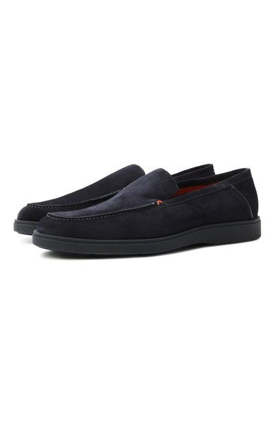 Мужские замшевые лоферы detroit SANTONI, арт. MGDG1782400TKSVUU60