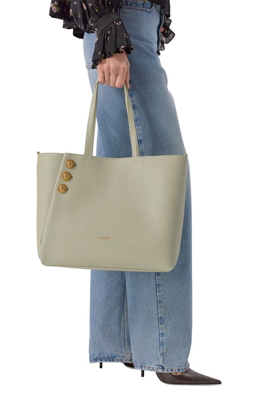 Сумка-тоут Emblème Balmain DN0FE836/LGSR Зелёный  DN0FE836/LGSR Фото 2