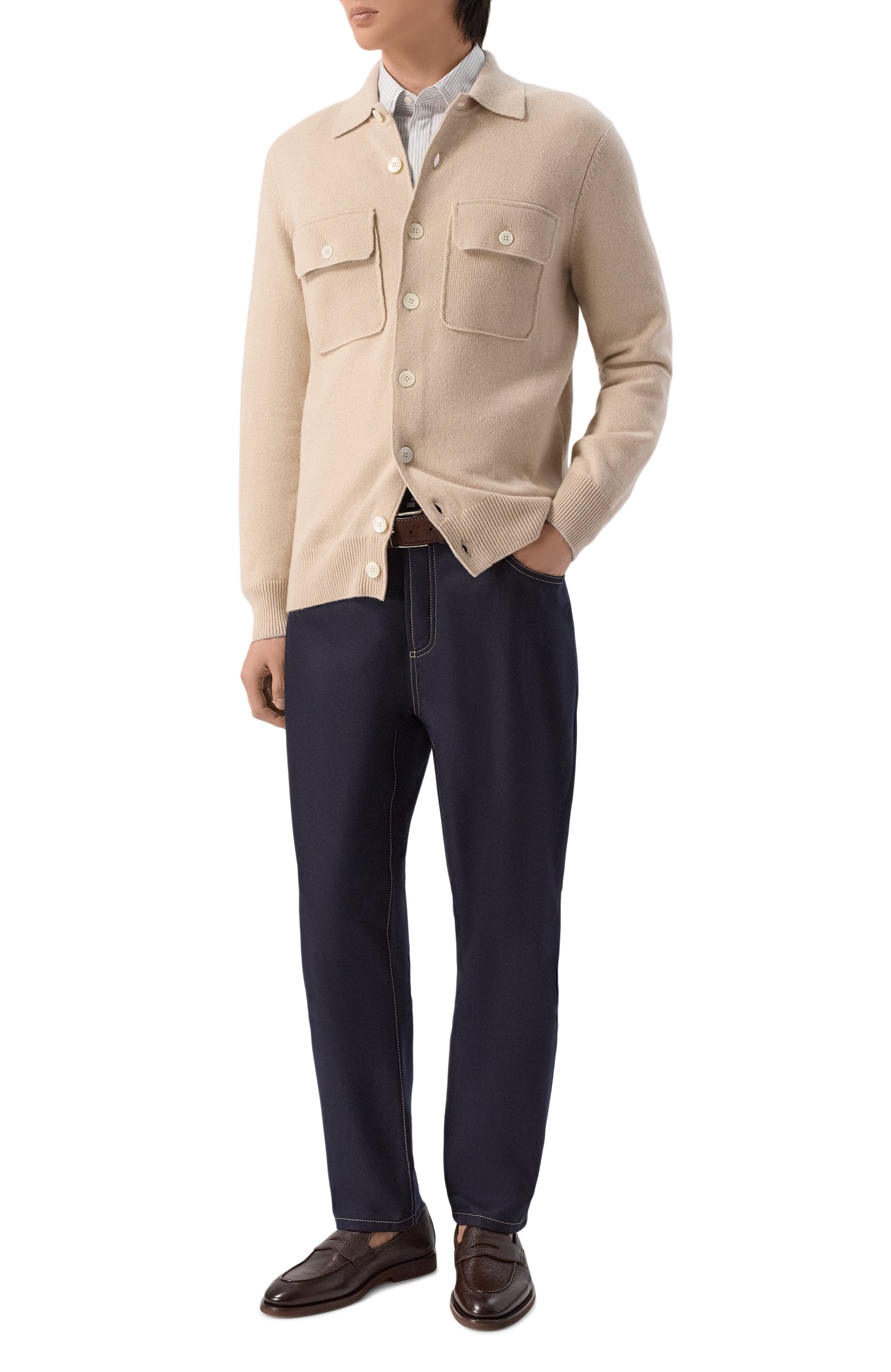 Шерстяные брюки BRUNELLO CUCINELLI, арт. M038PF1012, фото 2