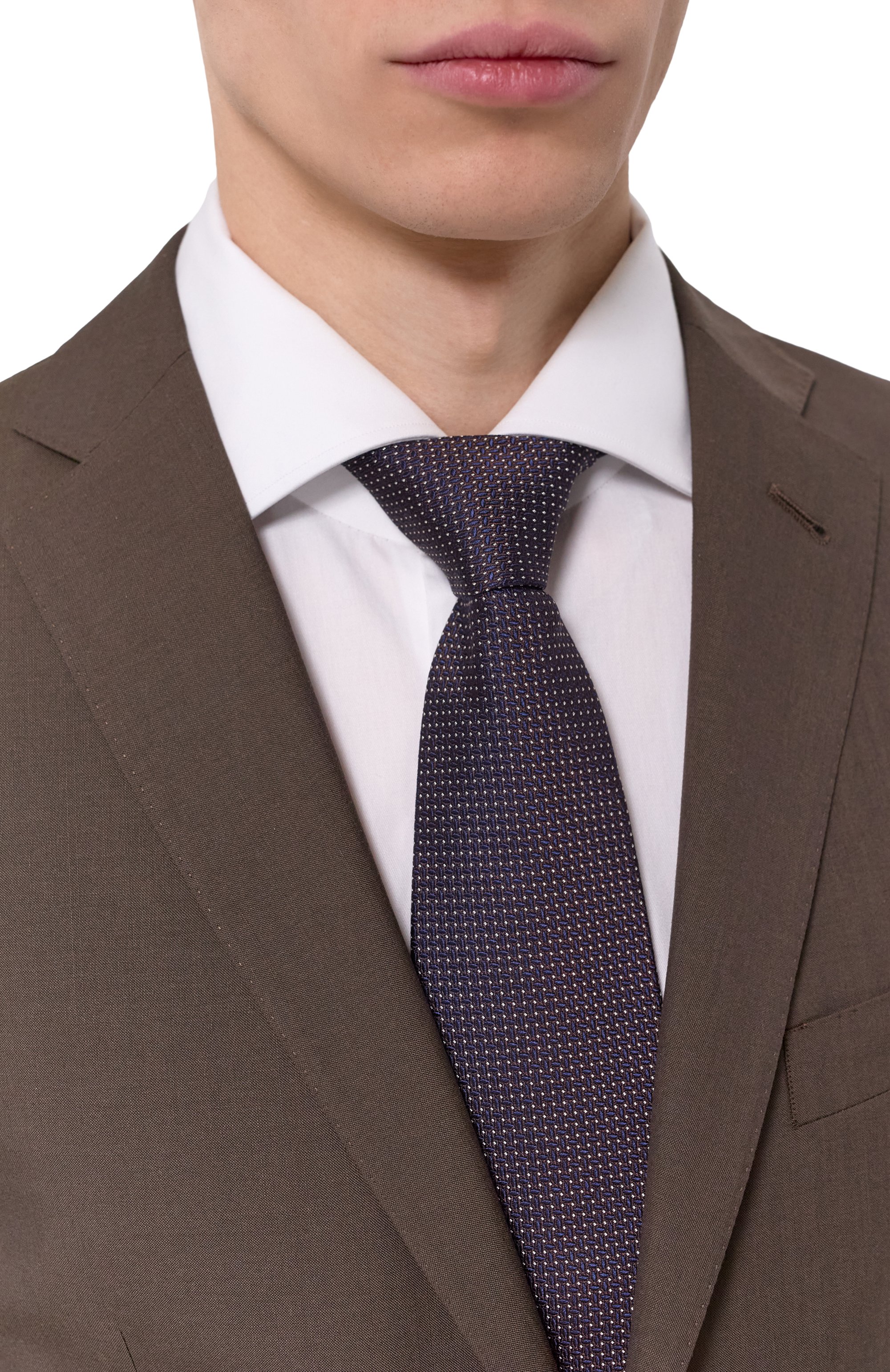 Шелковый галстук CORNELIANI, арт. 25U302-2520327, фото 2