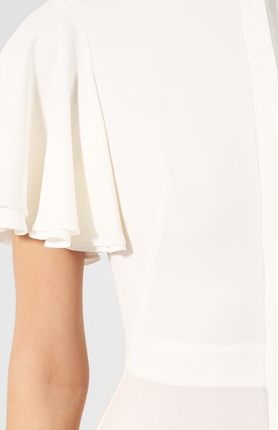 Шелковое платье ALEXANDER MCQUEEN, арт. 605280/QBAAF, фото 5