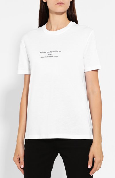 Хлопковая футболка STELLA MCCARTNEY, арт. 381701/SMW81, фото 3