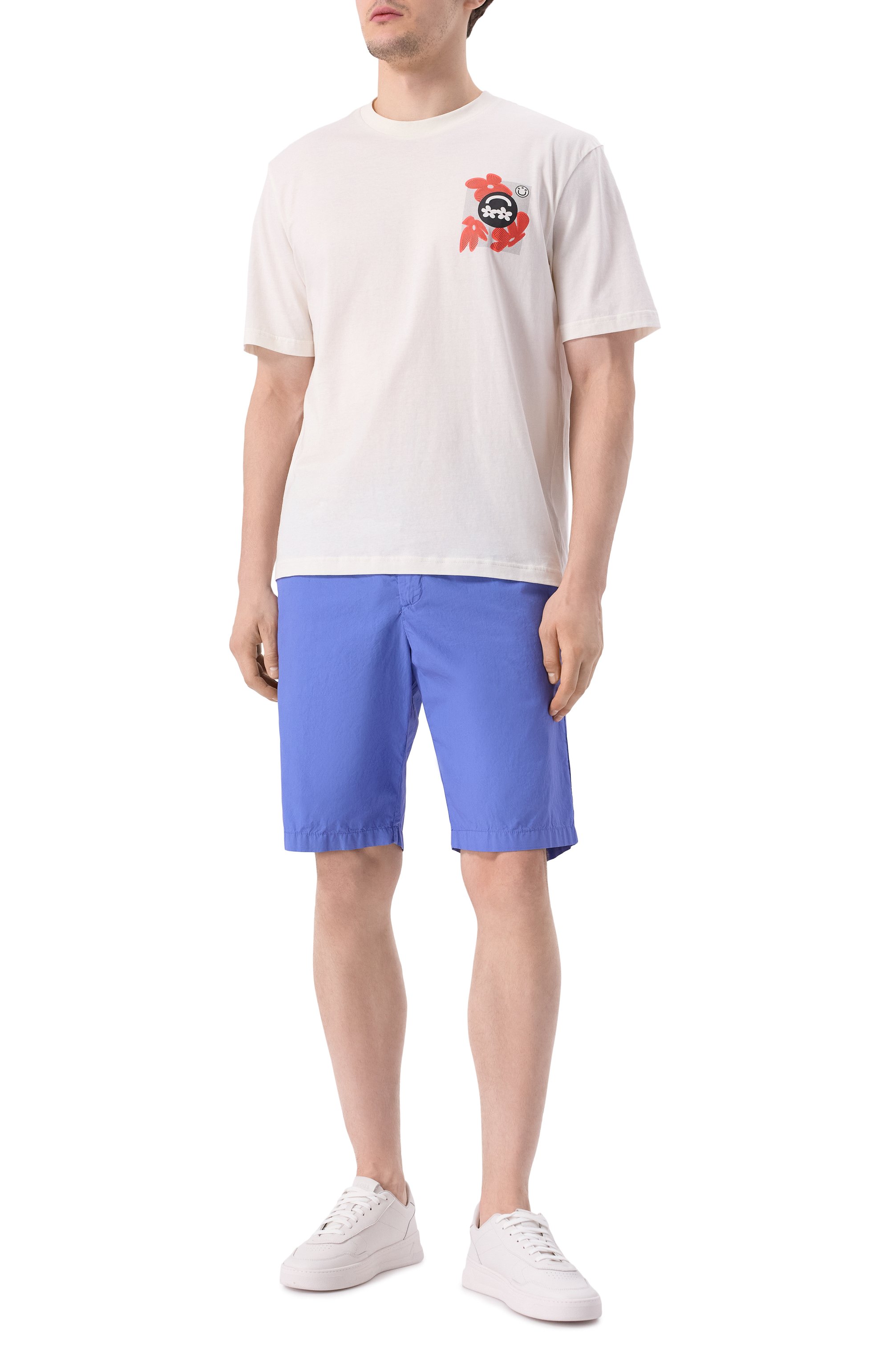 Хлопковые шорты PAUL&SHARK, арт. 25414026, фото 2