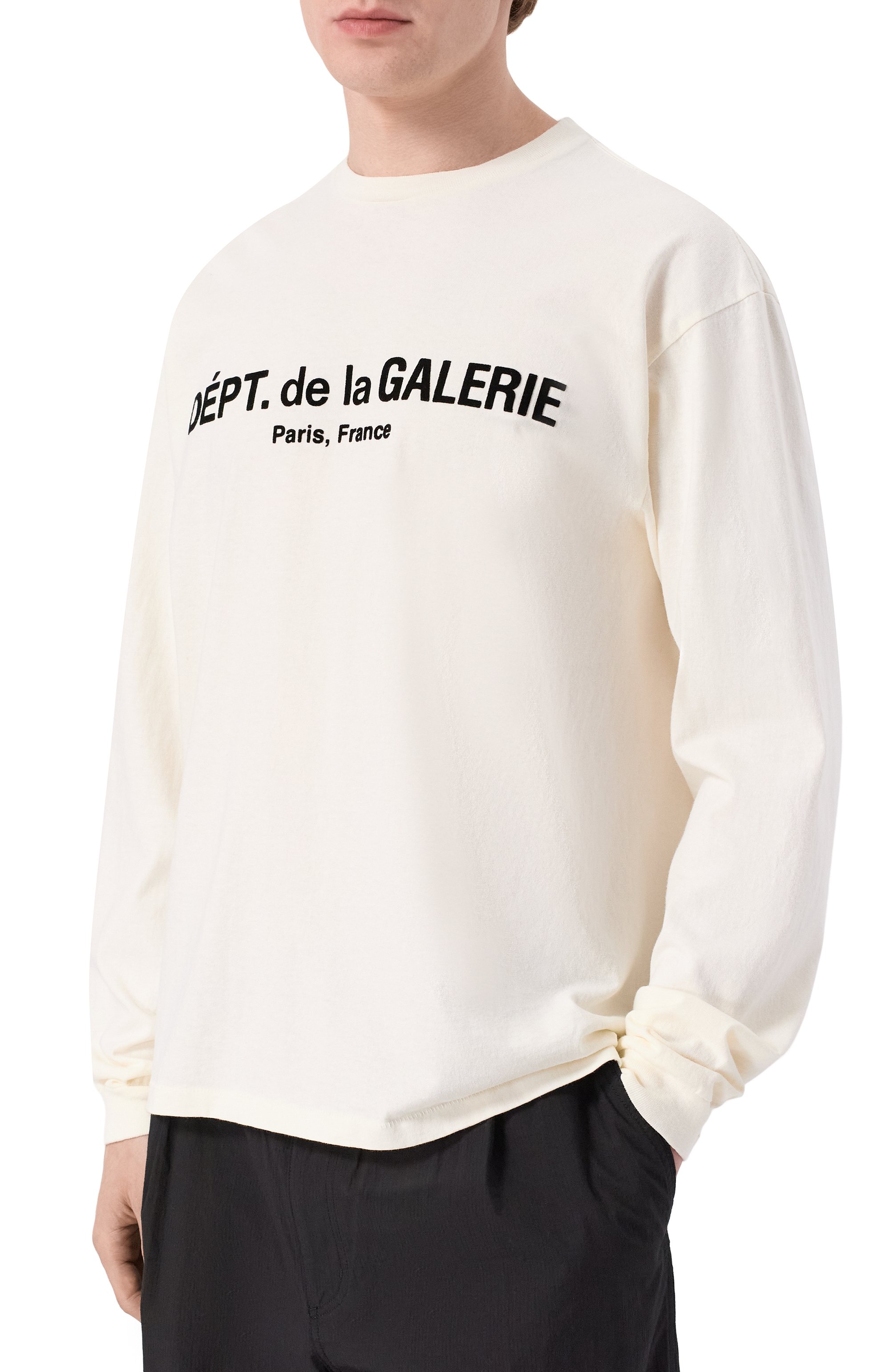 Хлопковый лонгслив GALLERY DEPT., арт. T0P037/C0TT0N, фото 3
