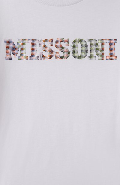 Хлопковая футболка MISSONI, арт. MW8A41/Z0082/4-6, фото 3