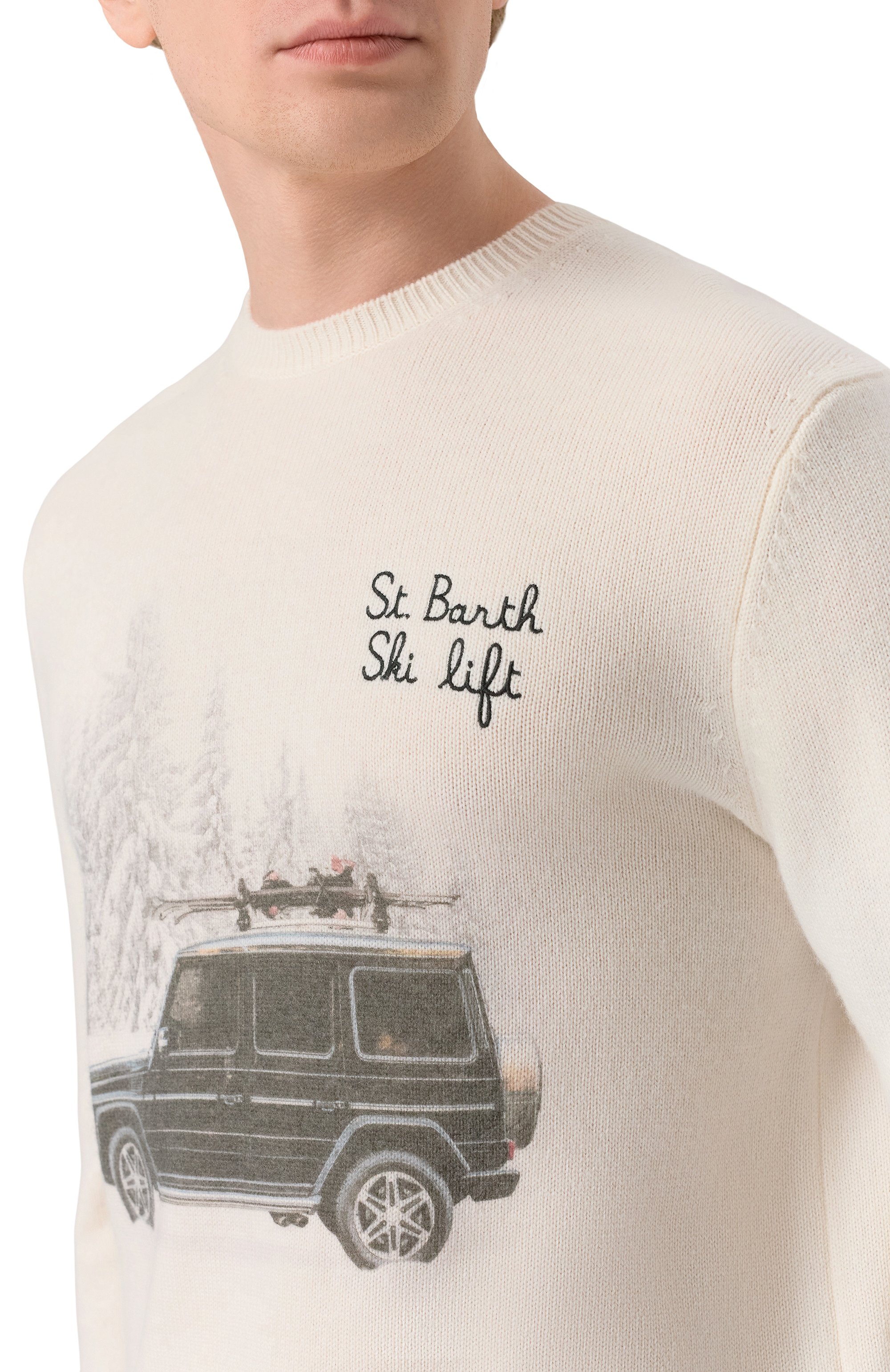 Джемпер из шерсти и вискозы MC2 SAINT BARTH, арт. HER0022-01594I/HER0N PRINT, фото 5